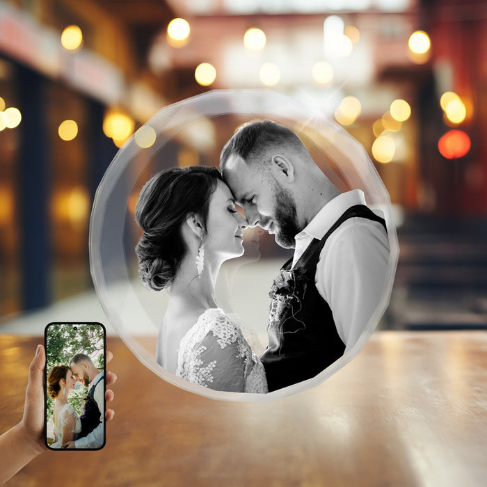 Wedding 2D Crystal Ornament