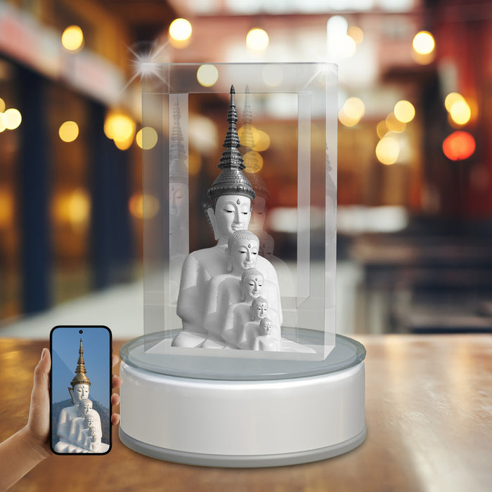 Religious Designs 3D Crystal Rectangle Portrait Tower