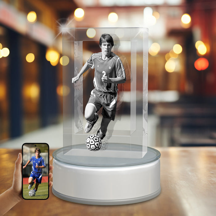 Sports 3D Crystal Rectangle Portrait Tower