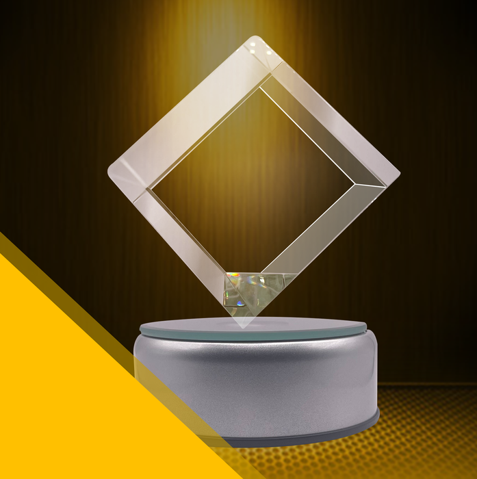 Memorial 3D Crystal Diamond