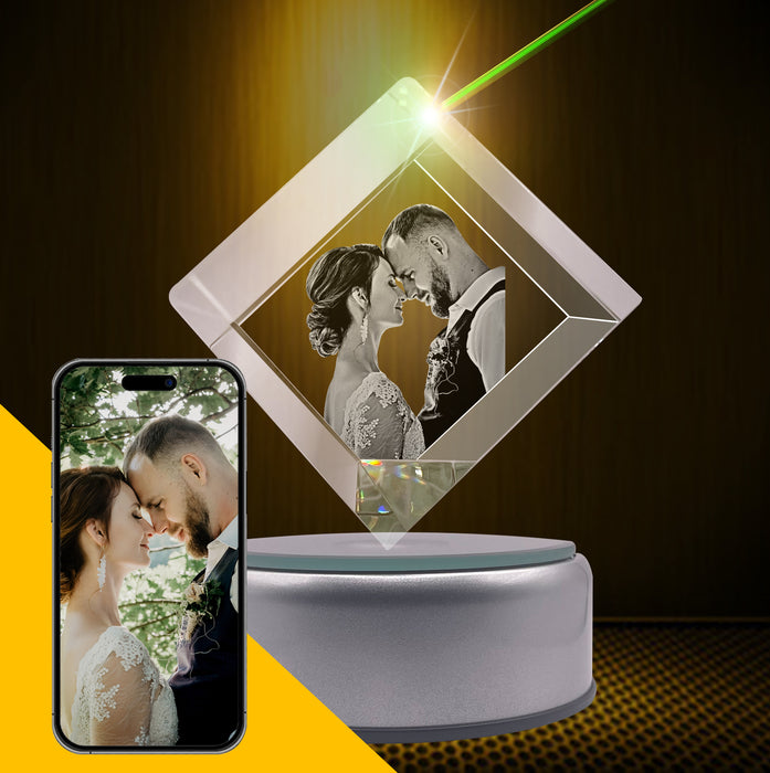 Wedding 3D Crystal Diamond
